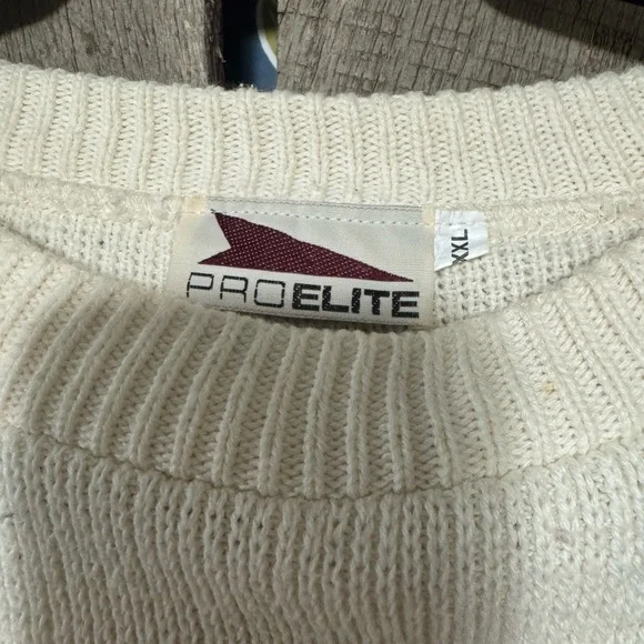 KANSAS CITY CHIEFS Vintage 1990 PRO ELITE Sweater XXL - Picture 7 of 16